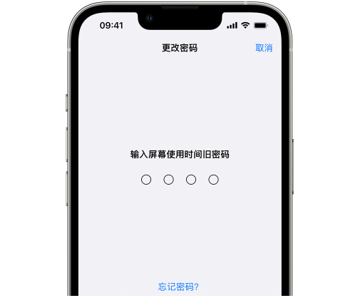 兖州iPhone屏幕维修分享iPhone屏幕使用时间密码忘记了怎么办 