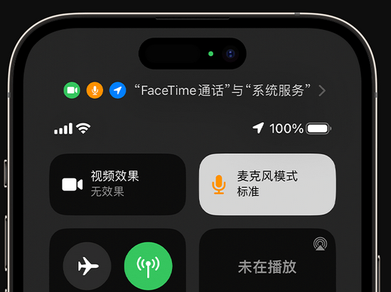 兖州苹果授权维修网点分享iPhone在通话时让你的声音更清晰 