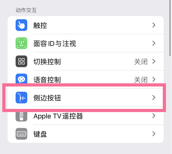 兖州苹果14维修店分享iPhone14 Plus侧键双击下载功能关闭方法 