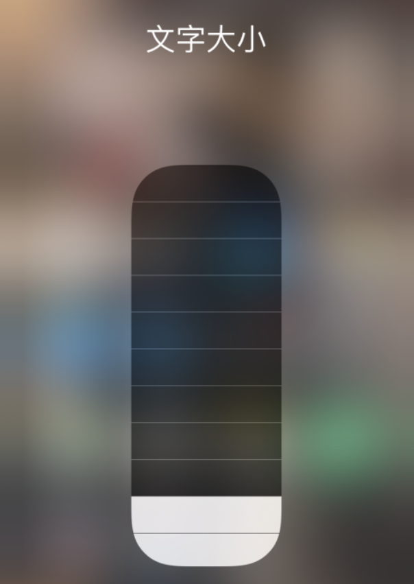 兖州苹果手机维修分享小技巧：在 iPhone 控制中心快速调节字体大小 