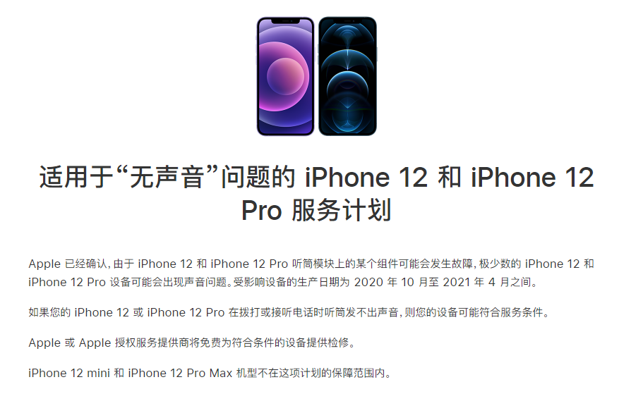 兖州苹果手机维修分享iPhone 12/Pro 拨打或接听电话时无声音怎么办 